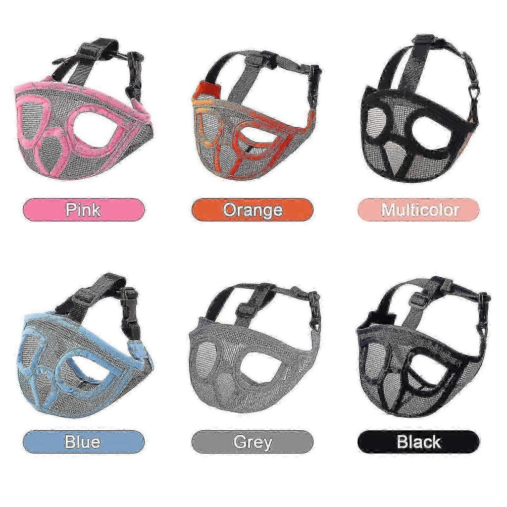 Training Muzzle for Short Snout Dogs - Drinkable Mesh Design