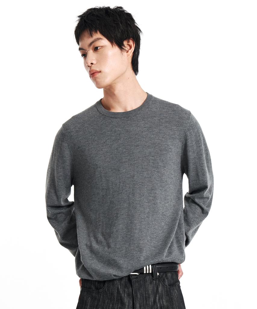Gicheol Core Layer Knit Top (Grey)