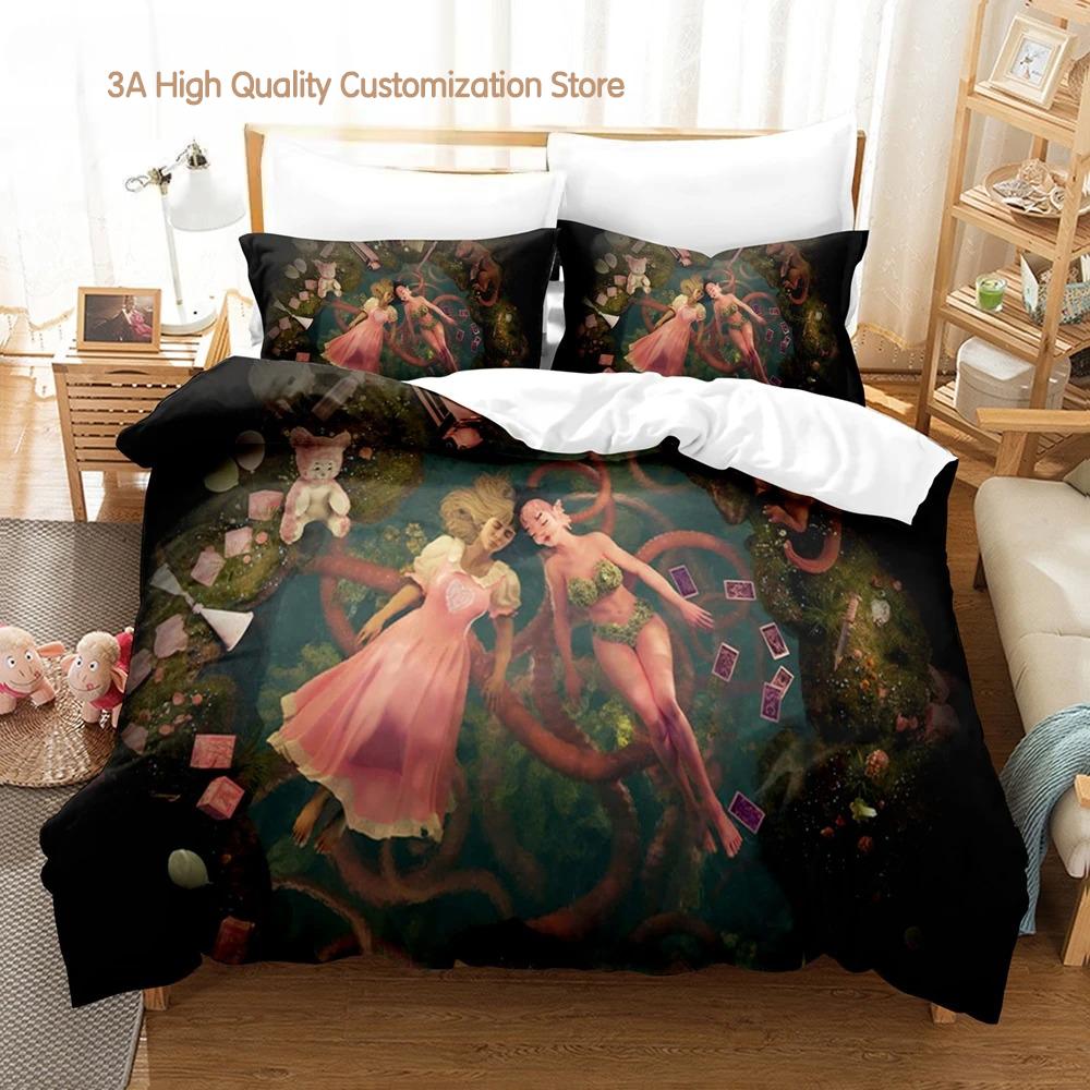 Melanie Martinez Merch Bedding Set Single Twin Full Queen King Size Bed Set Aldult Bedroom Duvetcover Sets Bed Sheet Set Cxg