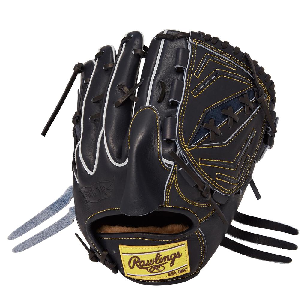 Rawlings Voksen baseballhanske stiv HOH PREMIUM GH4FHPA15W V Black Størrelse inches pitchers hånd [For pitchers] 11,75 for høyrehendte (venstre slitt)