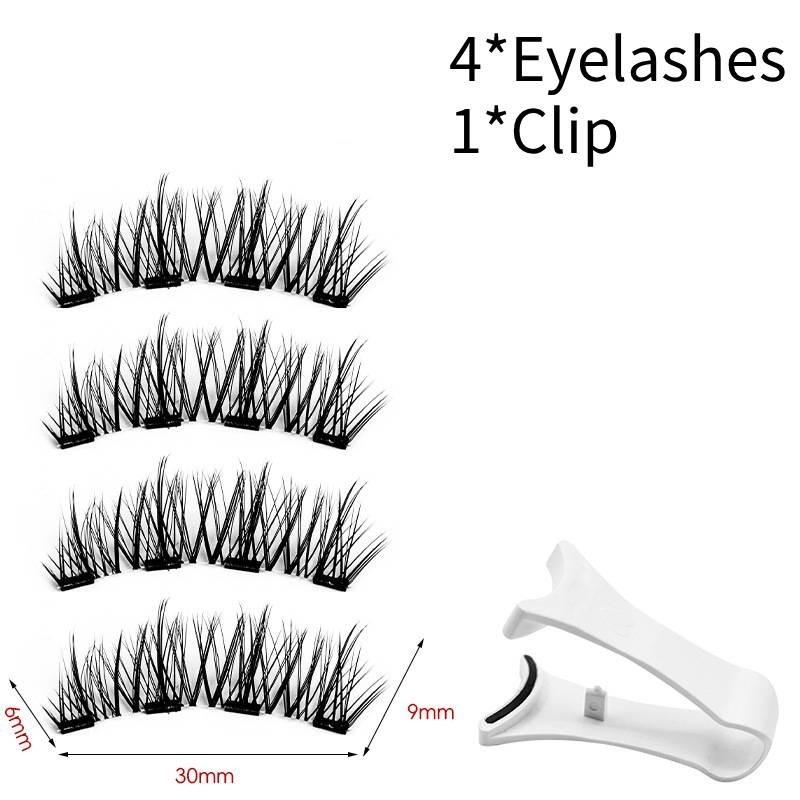 

Ресницы Магнитные Накладные Набор Подводка Пинцет Черный Многоразовый Женский Инструмент Красота Style G