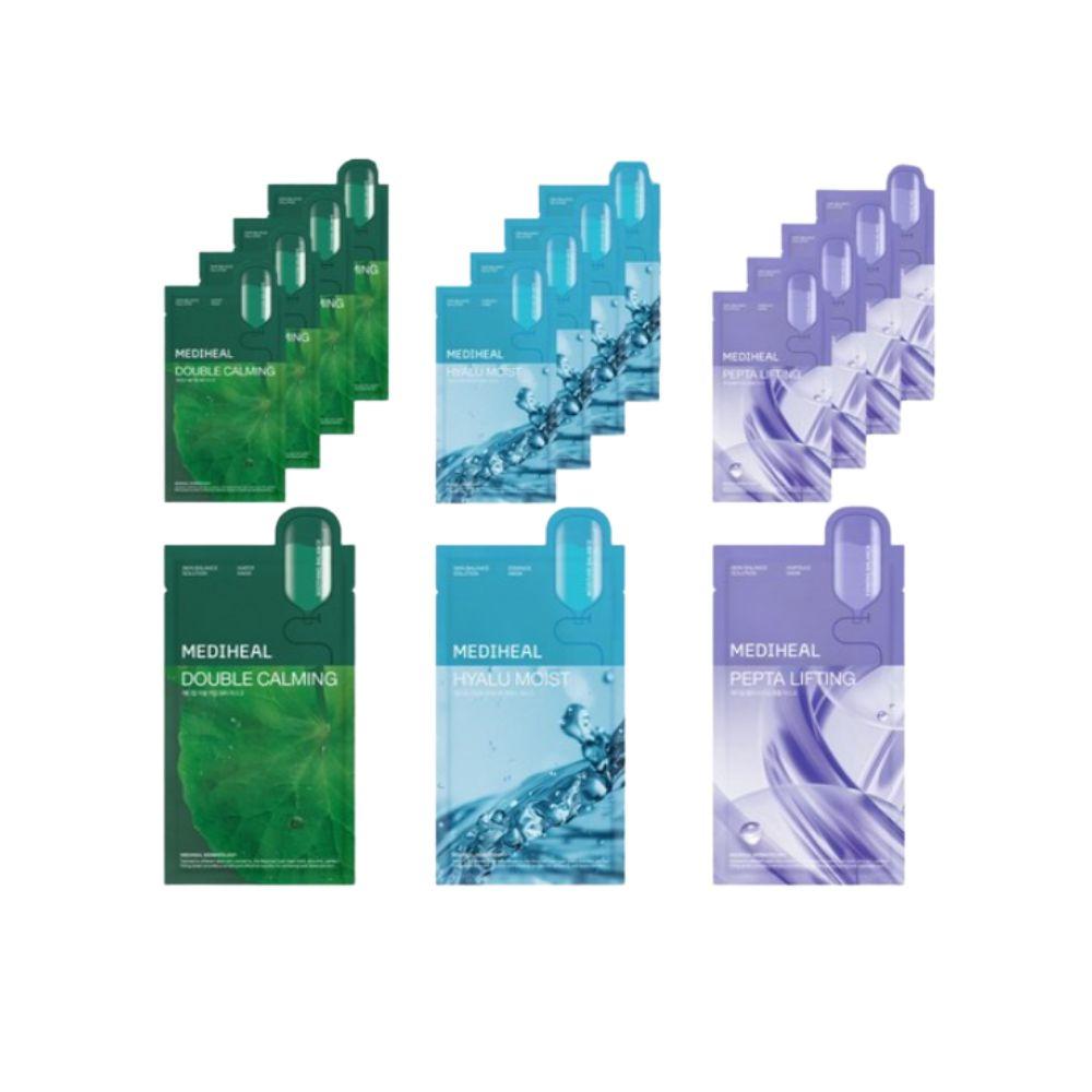 

Mediheal Daily Solution Essence Mask Set 20ml - 15 Sheets (3 Types Mix)