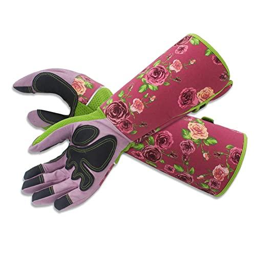 TARATI Gardening Gloves, Professional Garden Gloves for Cacti, Roses, and Rose Care, Pruning, Rose Thorn Protection, Wear-Resistant, Long Sleeve Glove