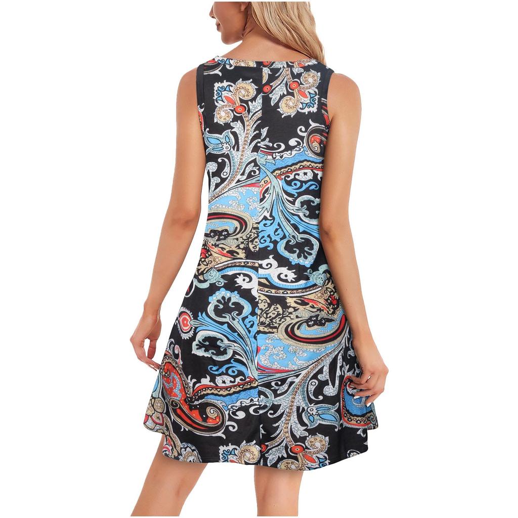 Fashion Women Sleeveless Rounk Neck 