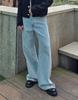 Meleugo M401 Wide Flare Jeans [Light Blue]