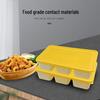 Disposable 3-Compartment Food Container