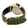 CASIO Quartz Mens Watch MTP-VT01GL-3B Gold Green Leather Band Overseas Model