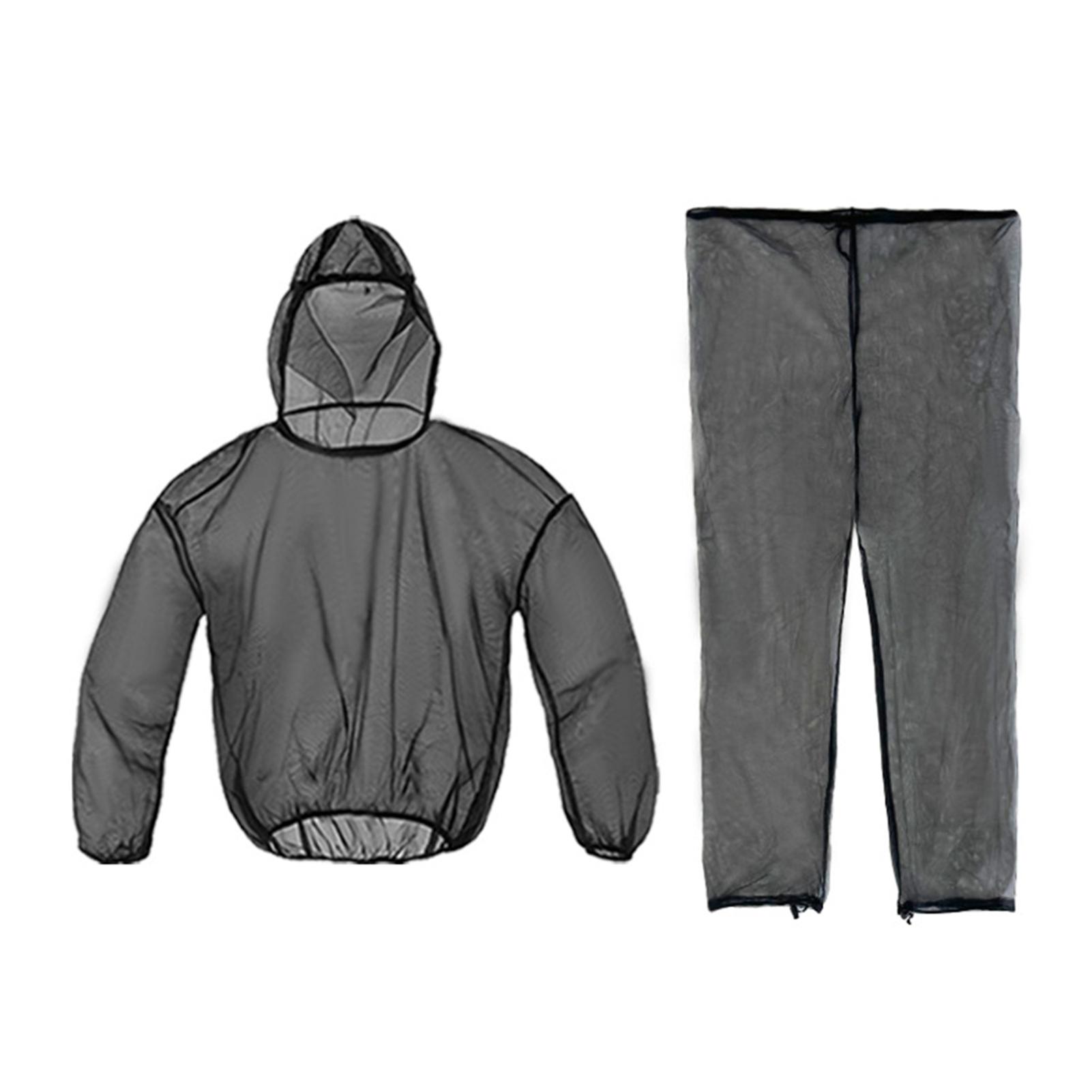 

Рыболовная одежда для мужчин, уличный черный костюм от насекомых для пеших прогулок, рыбалки, кемпинга, рубашка с длинным рукавом и брюки