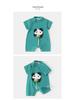 Clearance Panda Short-Sleeve Romper for Baby Boys and Girls - Chinese Style Summer Crawling Suit