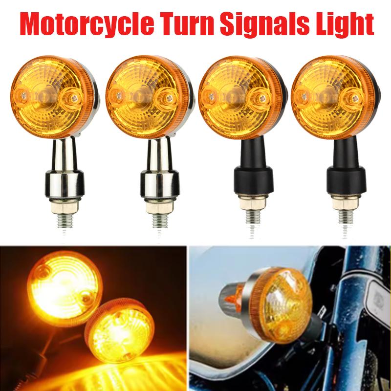 Motorcycle Turn Signals Light Motorbike Front and Rear Signal Lamp For Honda Yamaha Kawasaki Cafe Racer 12V Moto Indicator Lamp