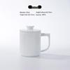 ZISIZ Ceramic Office Tea Cup with Lid and Infuser