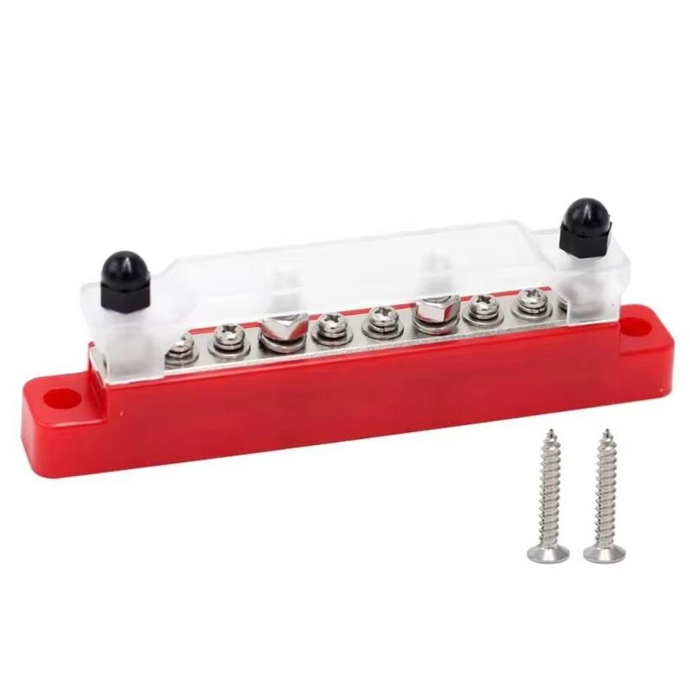 M6 Stud Power Distribution Block Waterproof Bus Bar Accessories Power Current Distributor Camper