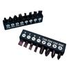 Slotted Hex Torx Black Adhesive Strip 1/4 Hexagonal Screwdriver Bits Set Head Electric Tool Accessory Set Amagi