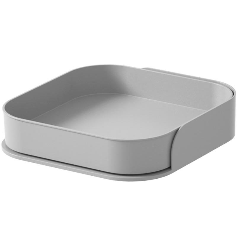 1 шт. Многофункциональная полка для хранения на кухне и для специй, вращающийся поднос для хранения бытовых бутылок и банок светло-серый