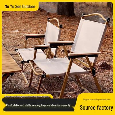 Kermit Portable Folding Outdoor Chair with Backrest for Camping, Picnic, Fishing, Beach, and Sketching.