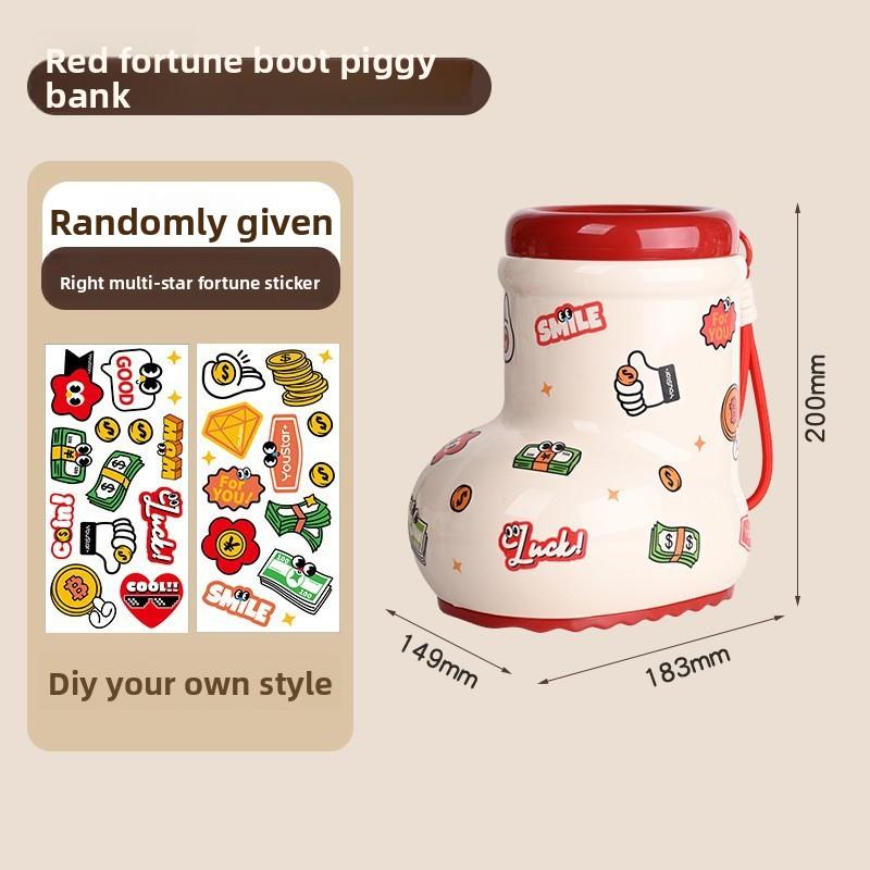 Money Box House Shaped Piggy Bank Dopamine Piggy Bank Home Decor Boys Girls Festival Gifts Stored Taken Toy Storage Boxes