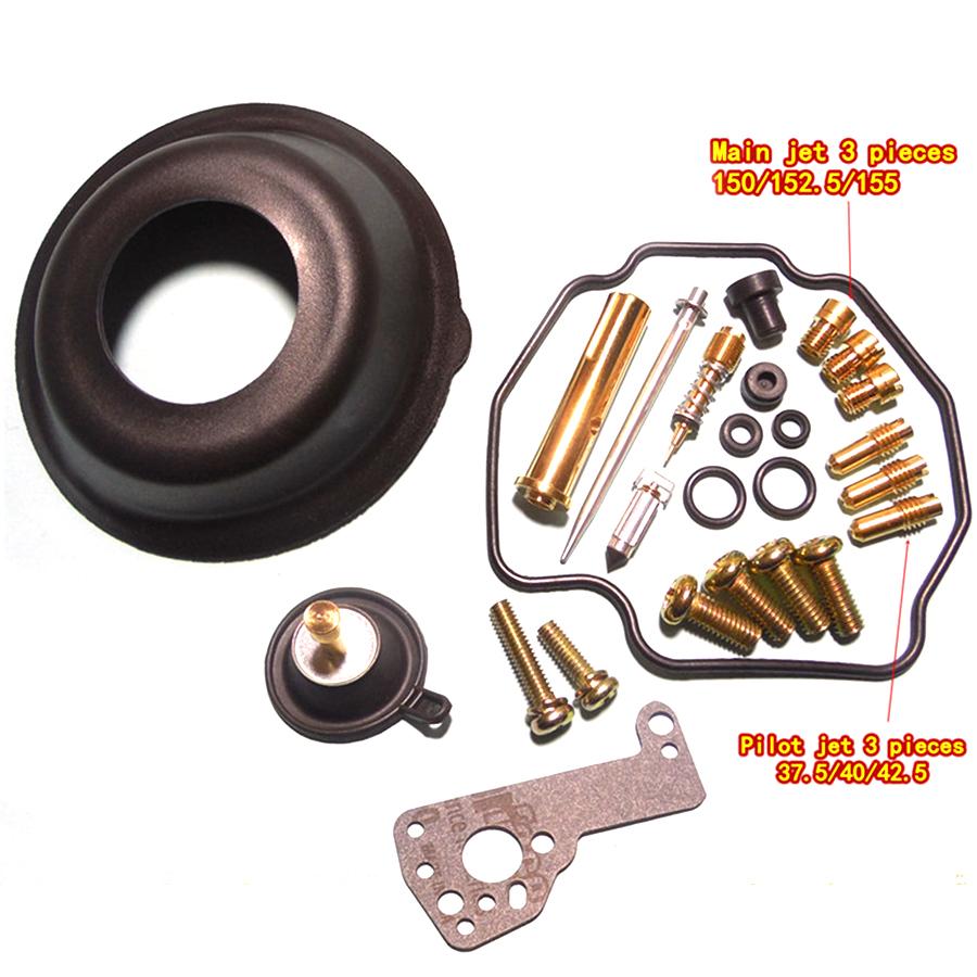 Motorcycle Carburetor Rebuild Repair Kit W/ Diaphragm For Yamaha Vmax1200/VMX12