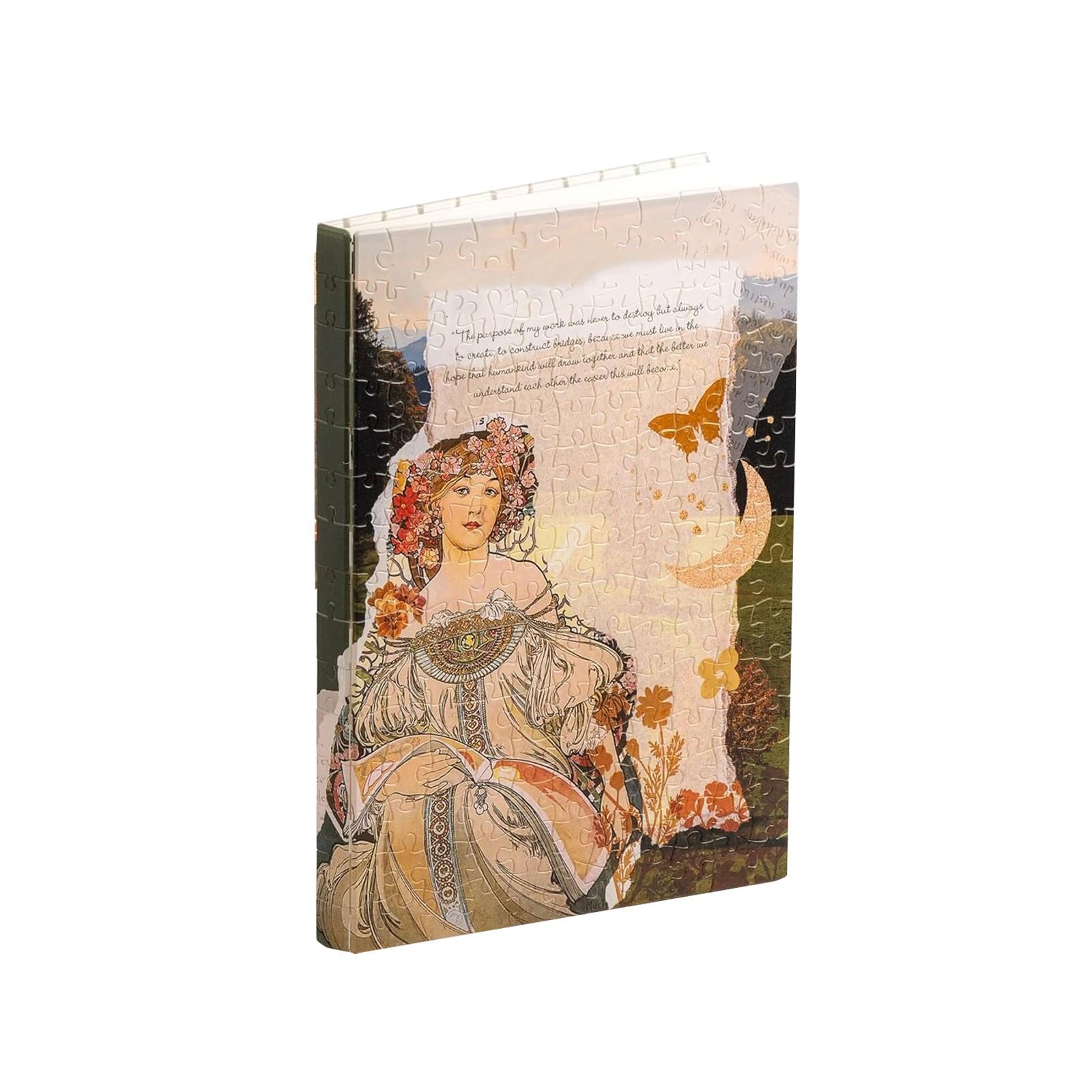 

Журнал-головоломка для взрослых - The Times Of Day Уникальная обложка книги формата А5 Пазлы Подарки и домашний декор с пластиковыми головоломками Художественное оформление для блокнота One Size