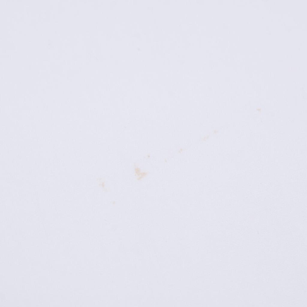 Prada P421E S201 White Cotton Triangle Logo Back Long Oxford Button-Down Shirt Tops 36 whiteUsed