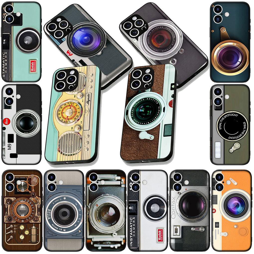 Retro Vintage Camera Casing Phone Cover for Huawei P30 P20 Mate 10 20 Lite Pro Y7 Y8S Y9A Y9 Prime P Smart 2019 Soft Case