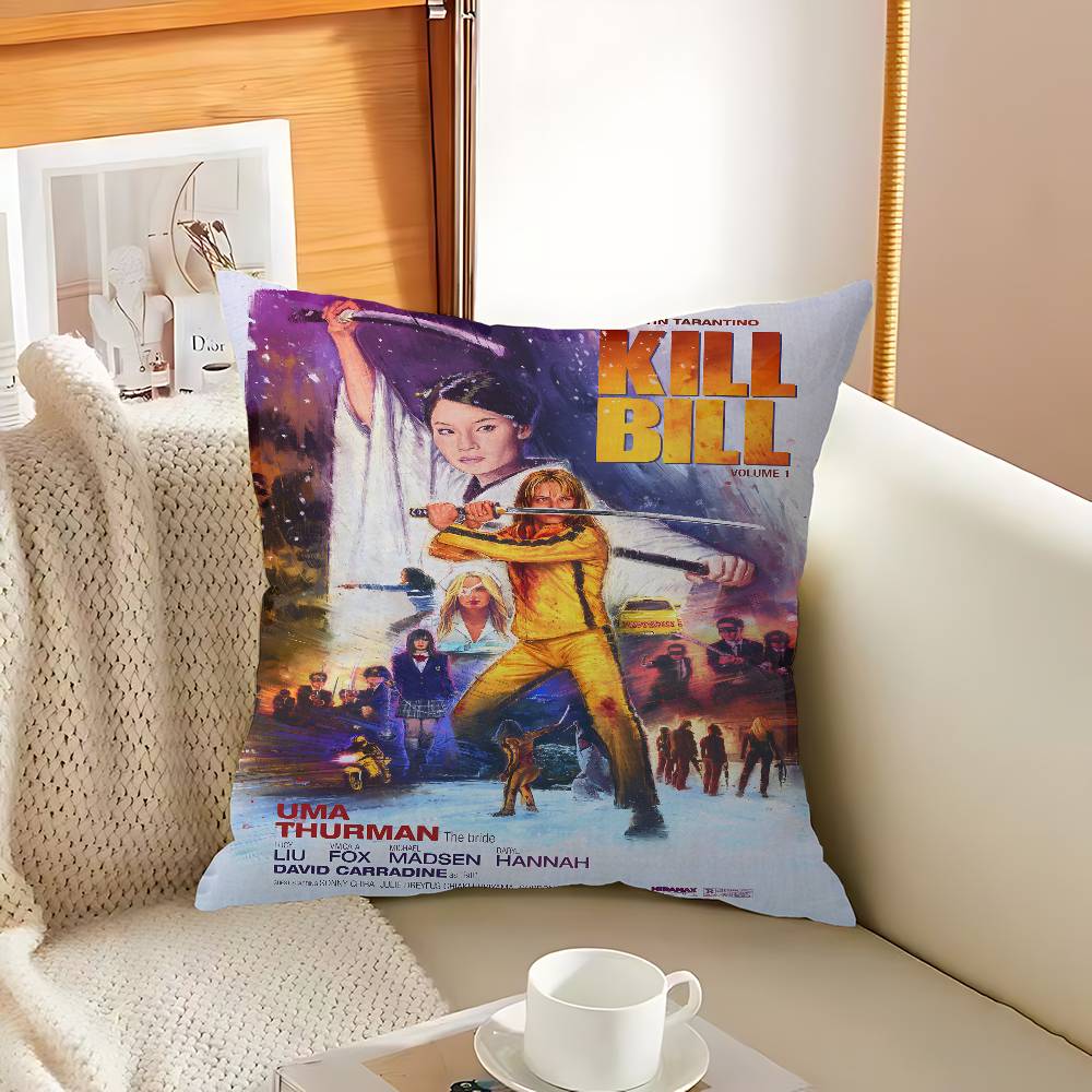 Classic Hot Movie Kill Bill Personalized Pillow Cover Kids Bedroom Wild Party Decor Pillowcase Kid Birthday Shower Gift