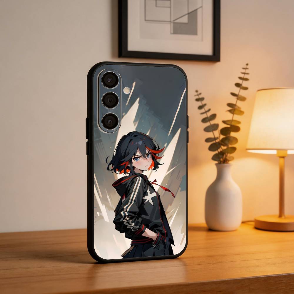 COOL K-Kill La Kill Phone Case For Samsung A73,72,71,A52,51,40,41,A22,A32,31,A13, Soft Black Shell