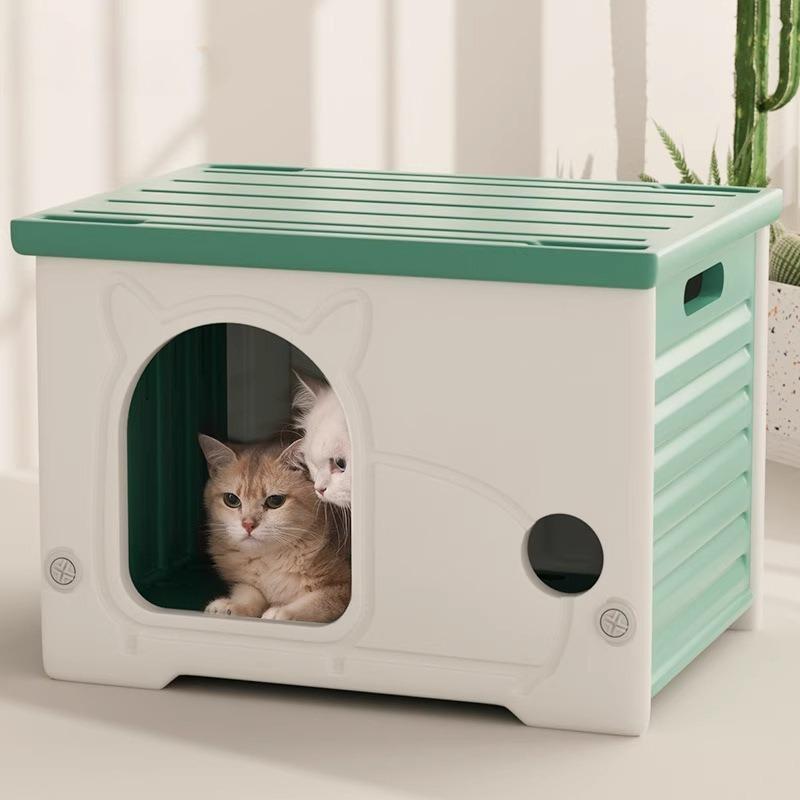 Outdoor House Waterproof Elter for Stray S Closed Kit Cottage All-Season Universal Pet Supplies