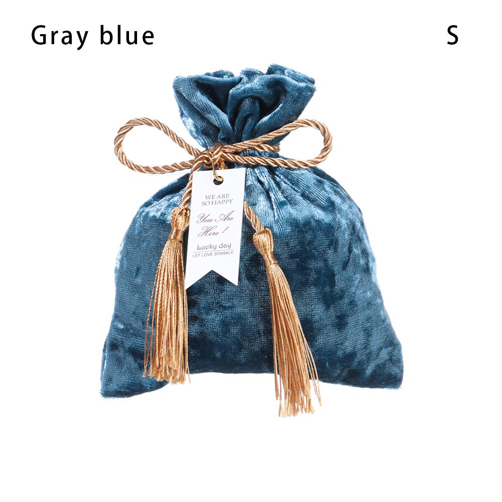 Fashion Velvet Candy Bag Drawstring Pocket Tassel Bag Dust Protect Wedding Party Jewelry Organizer Candy Pouches Gift Bags