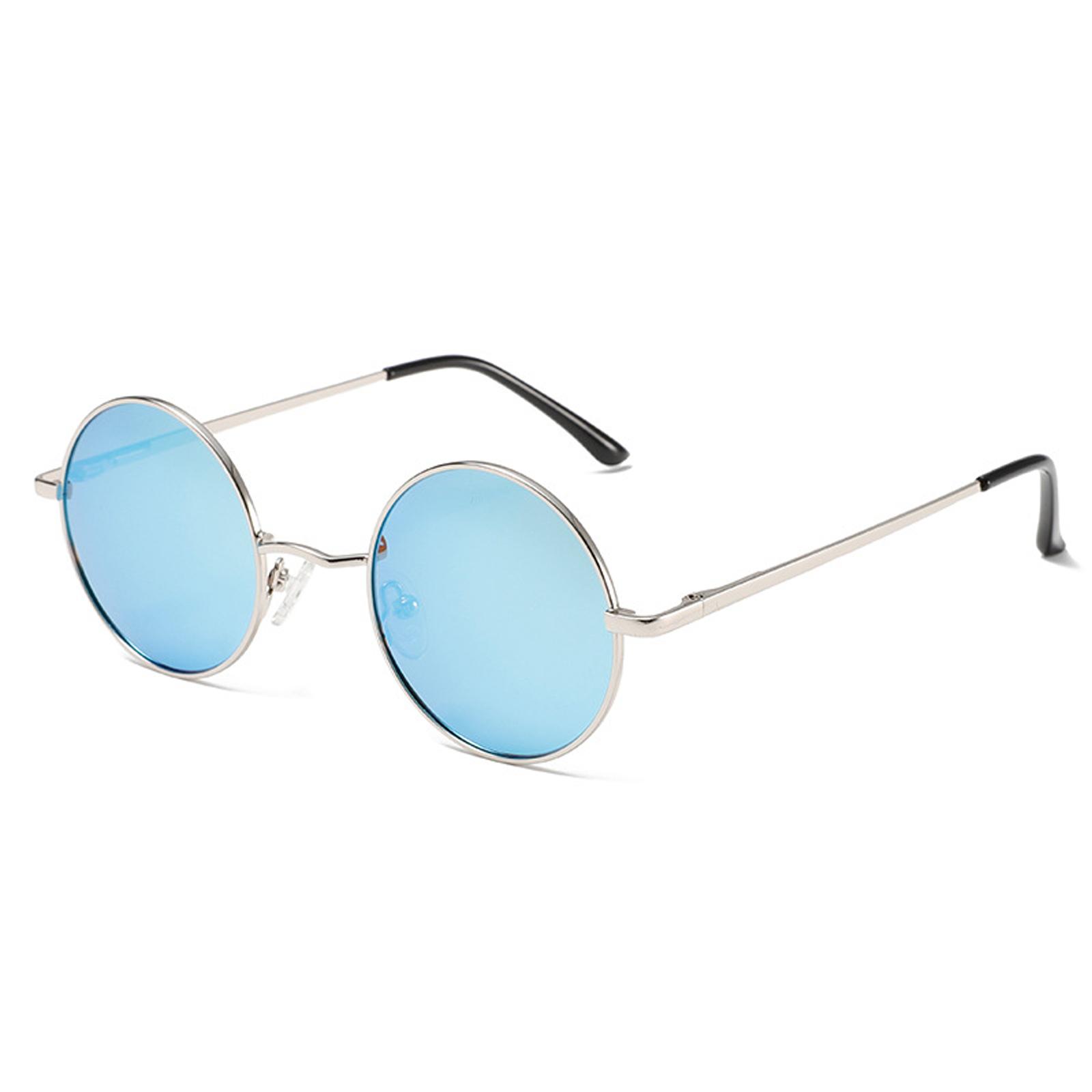 Sunglasses Retro Round Mirror Unisex Sunglasses Polarized Sunglasses One Size
