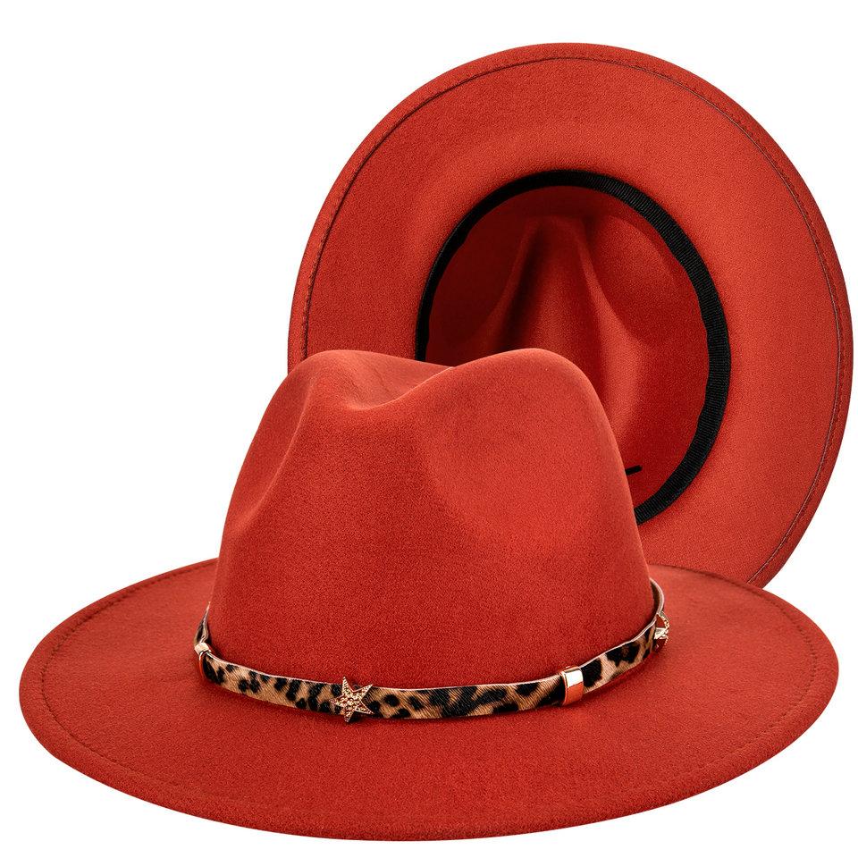 Wide Brim Fedora Hat 