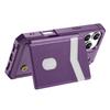 For iPhone 17 Pro Max Case RFID Blocking Card Slot Kickstand Leather + TPU Phone Cover