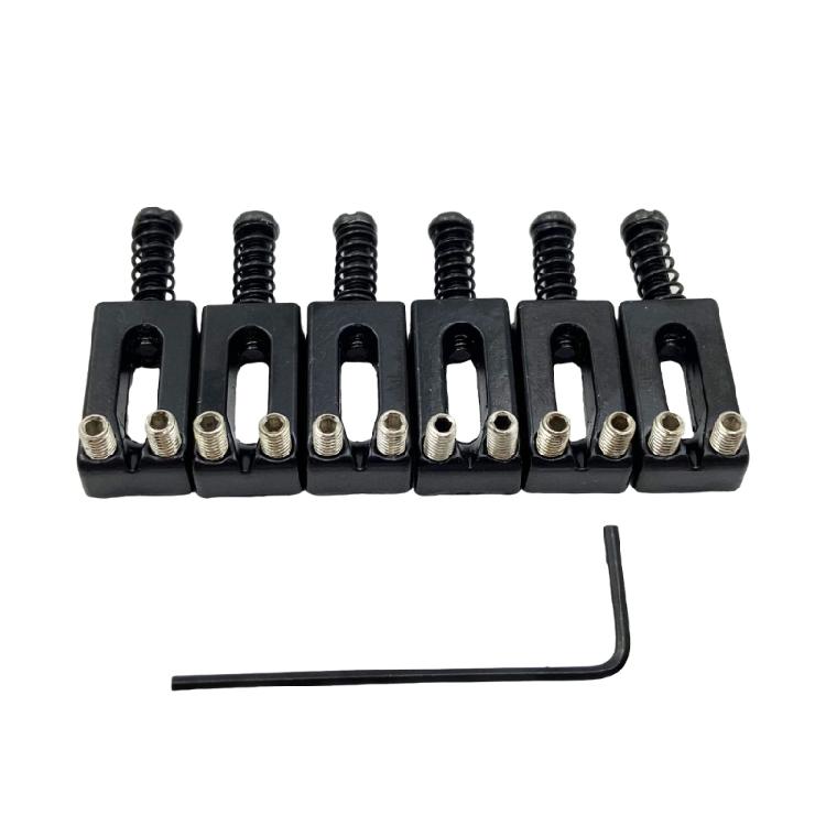 

Brand Compatible Alloy Bridge Saddles For Sound And Sustained чёрный
