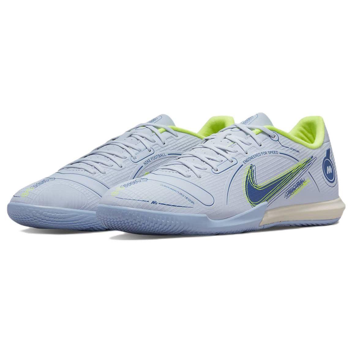 Мужские кроссовки Nike Mercurial Vapor 14 Academy IC Grey Light Marine Football-Grey — фото 3