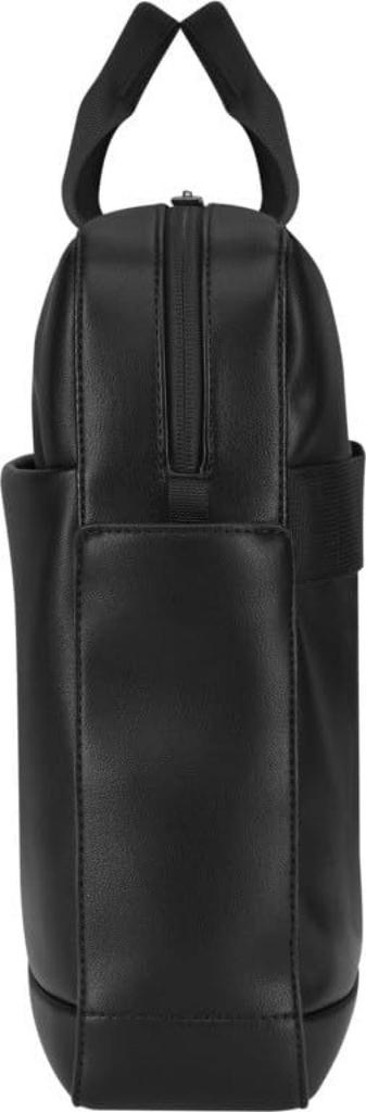 Moleskine Classic Slim Briefcase, Men's, Black, Fits 15-inch Laptop, Includes Shoulder Strap