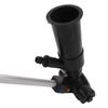 Small Pool Vacuum Portable Pond Vacuum Cleaner with 5 Section Aluminum Alloy Rod Nylon Fine Mesh