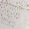 1pc Spring & Summer Floral Embossed Nail Art Stickers, 5D Adhesive Nail Decorations For Acrylic Nails, Women & Girls Nail Art Supplies
