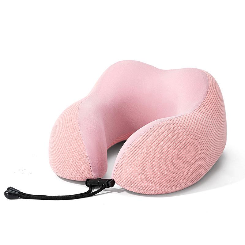 Four Seasons U-Shaped Memory Foam Neck Support Pillow for Travel and Office