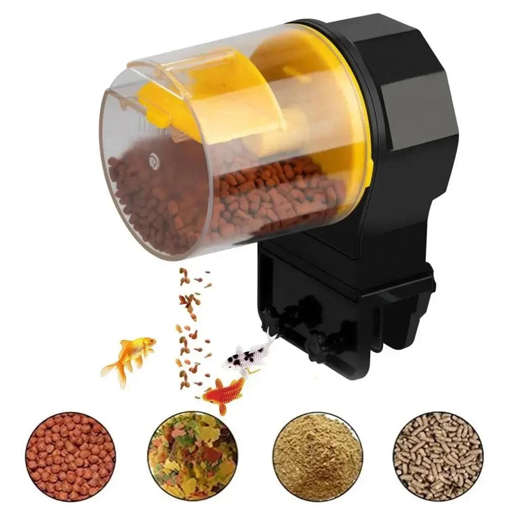 Automatic Fish Tank Feeder Intelligent Timing Auto Feeder Electric Auto Food Dispenser Large Capacity Fish Aquarium Feeder