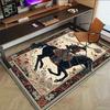 1PC Cowgirl Horse Non-Slip Floor carpet, Office, family, bedroom, Studio - Large Area Rug, Vibrant Colors-C0499