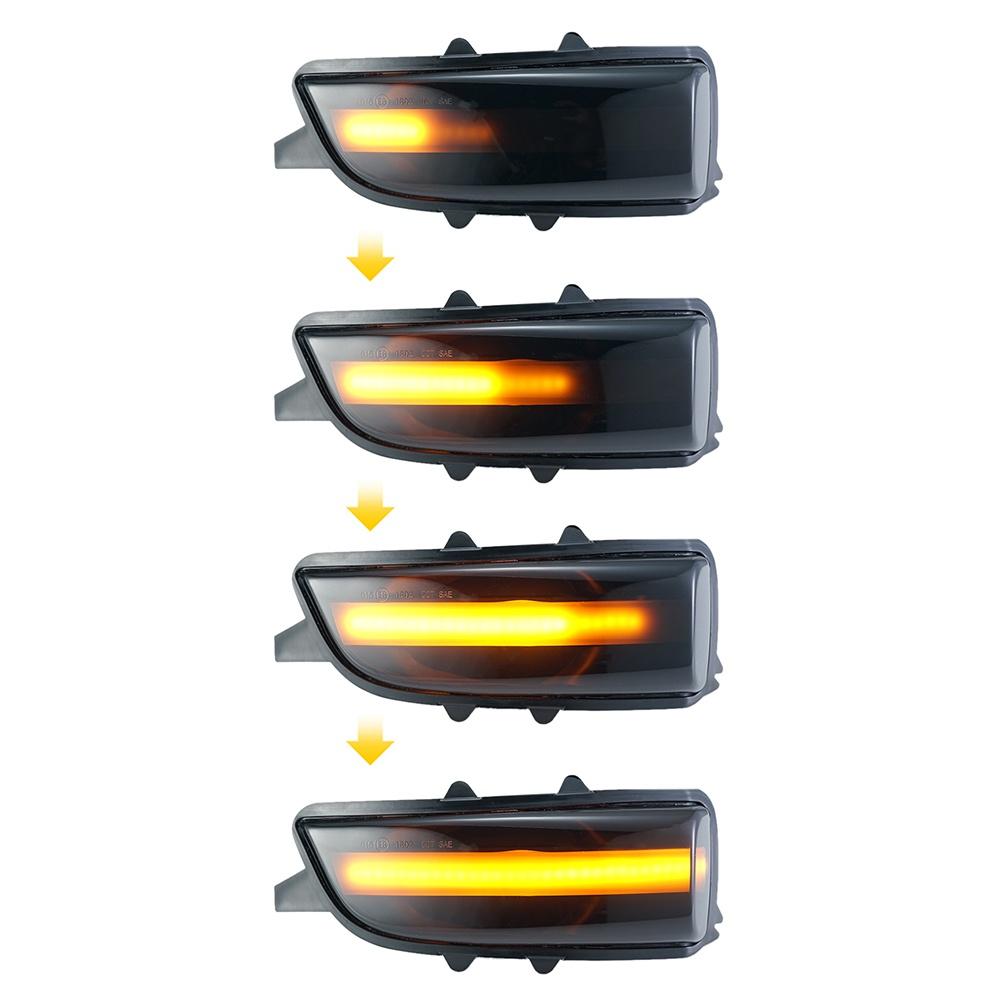Dynamic Indicator LED Turn Signal Lights Side Mirror Blinker For Volvo C30 C70 S40 V40 V50 V70 S60 2007-2012