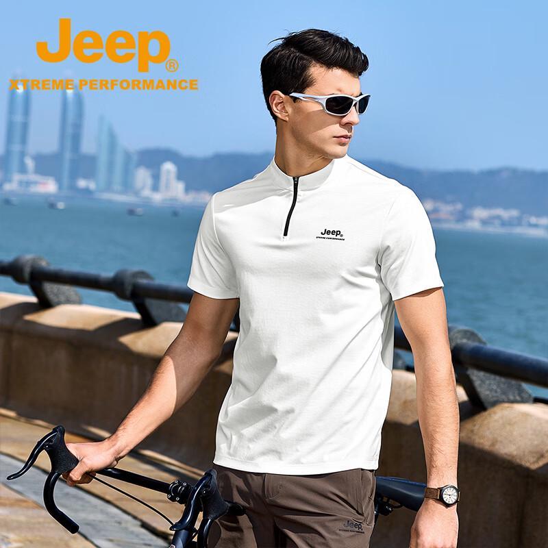 Jeep Men's Quick-Dry Outdoor Sport Round Neck T-Shirt