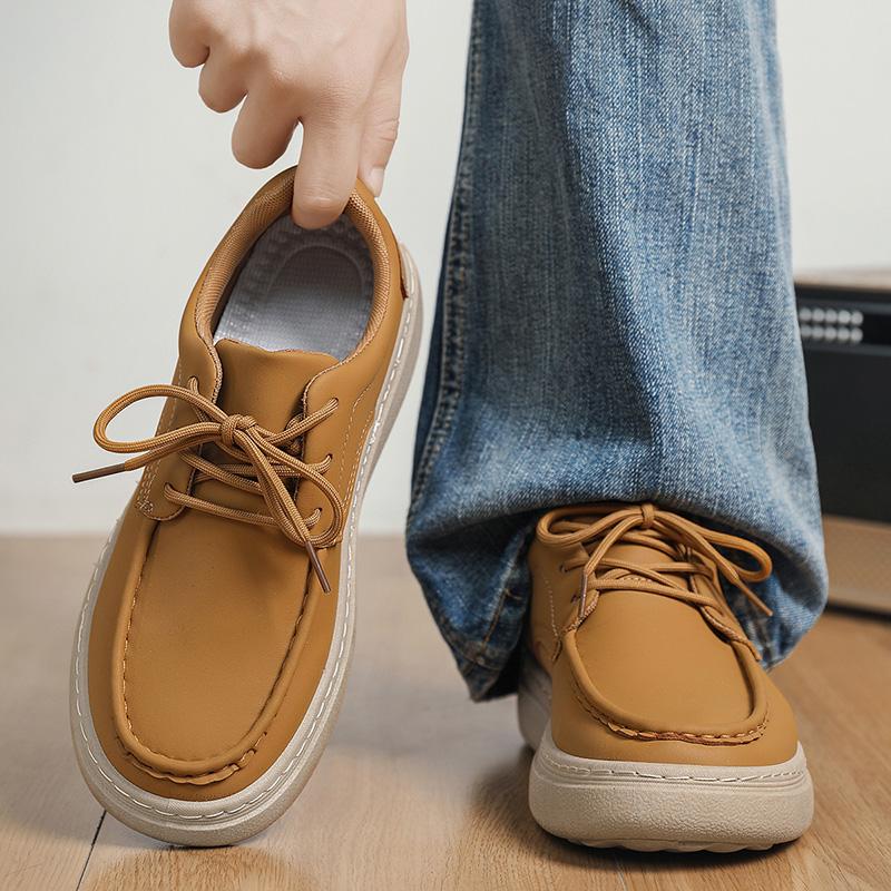 Neue Herren-Freizeit-Sportschuhe, Übergröße, dicksohlige, leichte Herren-Laufschuhe, Outdoor-Wandern, Punk-Herren-Slipper, Trainer