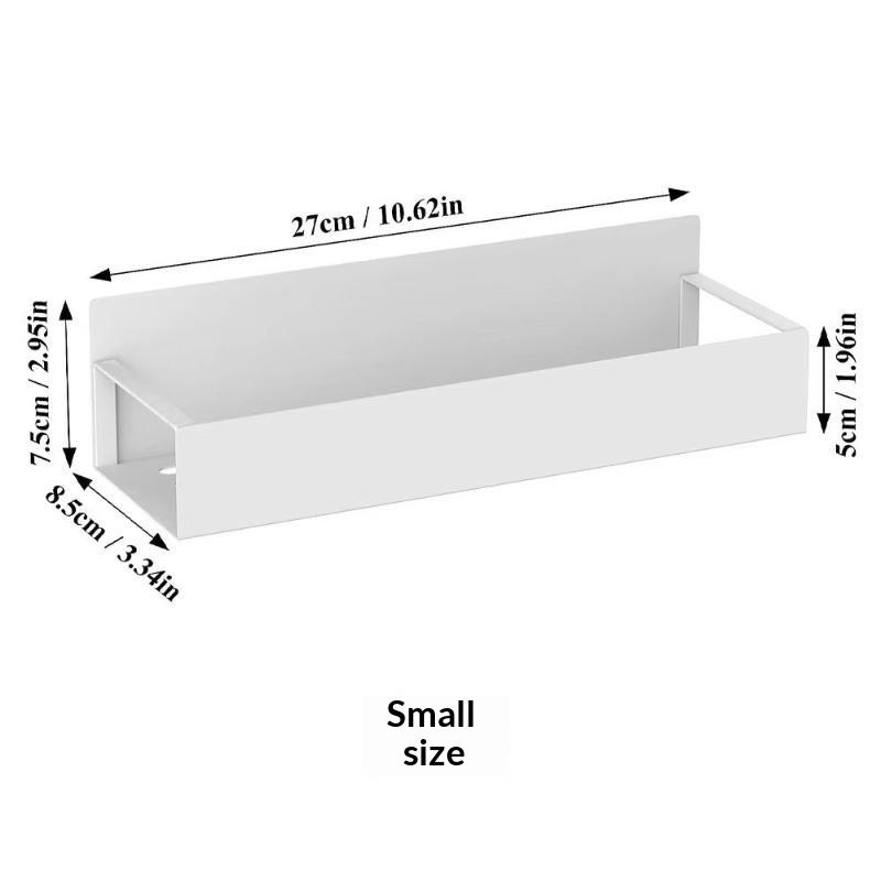 1/2/4Pcs Magnetic Storage Shelf Household Kitchen Refrigerator Washing Machine Side Hanging Storage Rack, Multifunctional Storag