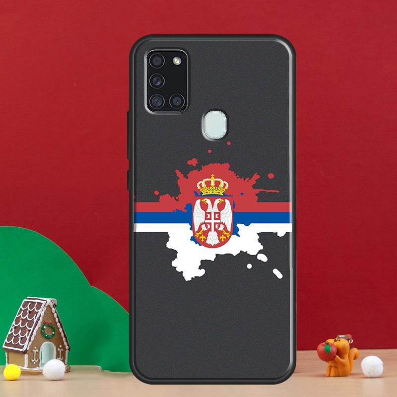 Flag of Serbia Serbian Cover For Samsung Galaxy A54 A34 A14 A32 A12 A22 A52 A72 A13 A33 A53 A50 A52S A51 A71 Back Case
