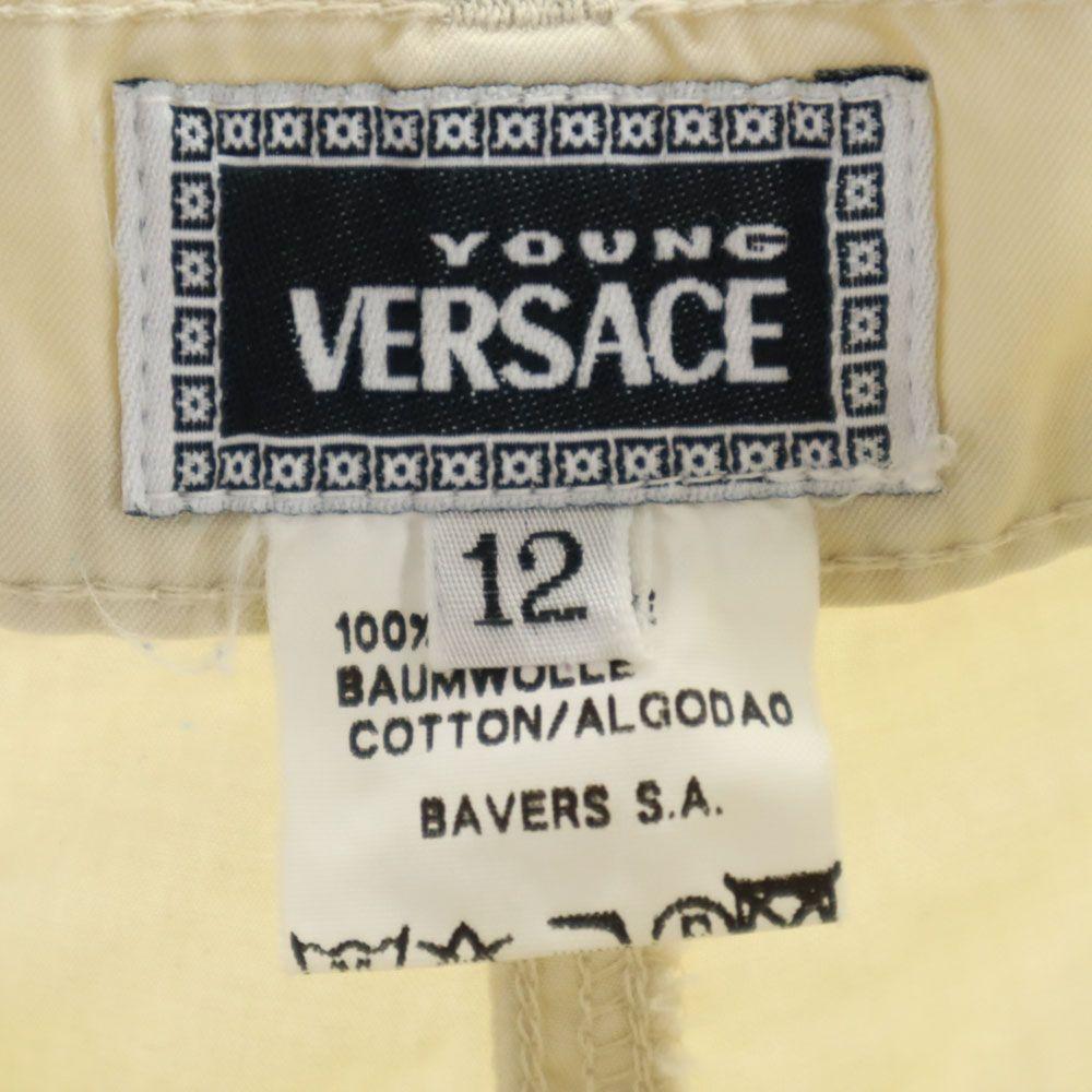 YOUNG VERSACE made in Italy Painter Shorts 12 Ivory Kid's Used