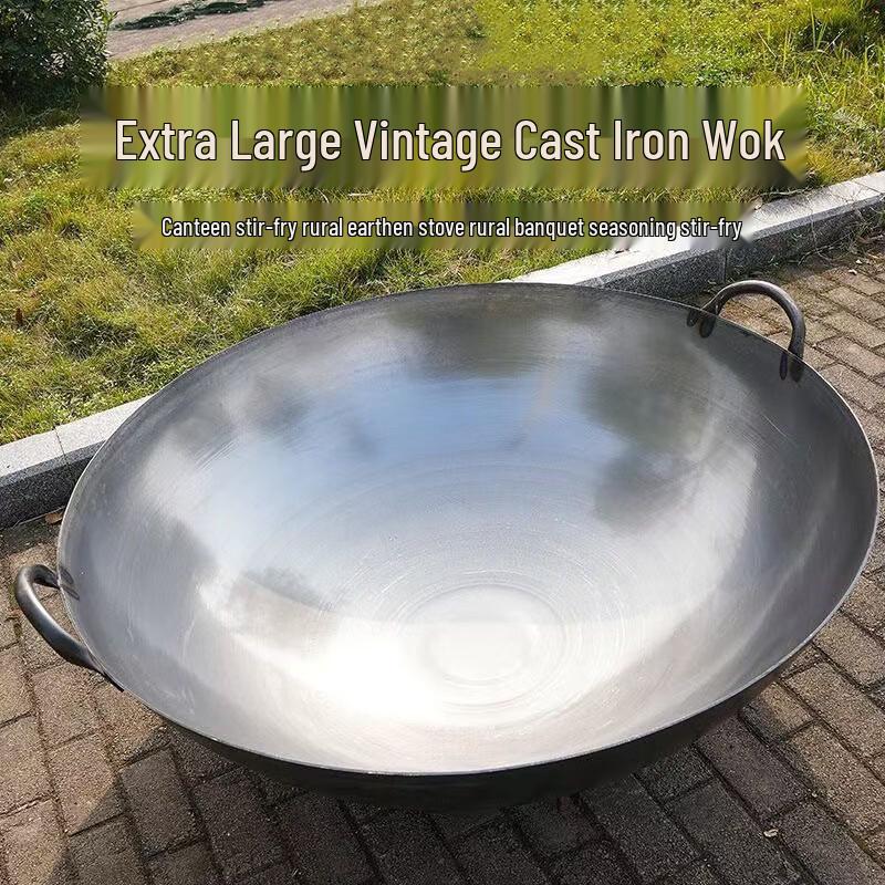 Chang Yuwang Traditional Wrought Iron Round Bottom Wok