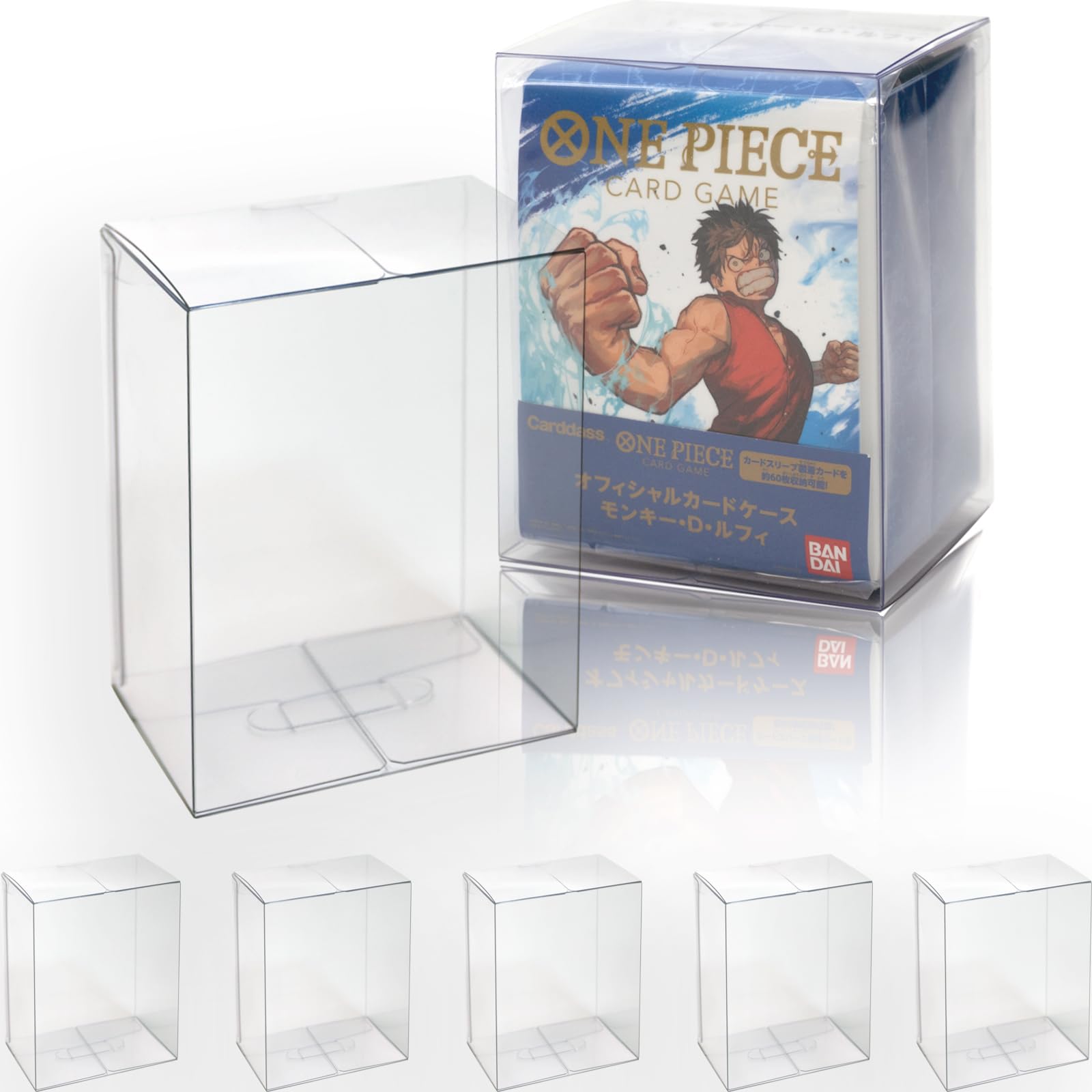 

EYESRAIL Boxx Guardian One Piece Card Game BOX Loader Защита от ультрафиолета Прозрачный футляр для хранения коллекции отечественного производства ([5 шт.], Чехол)