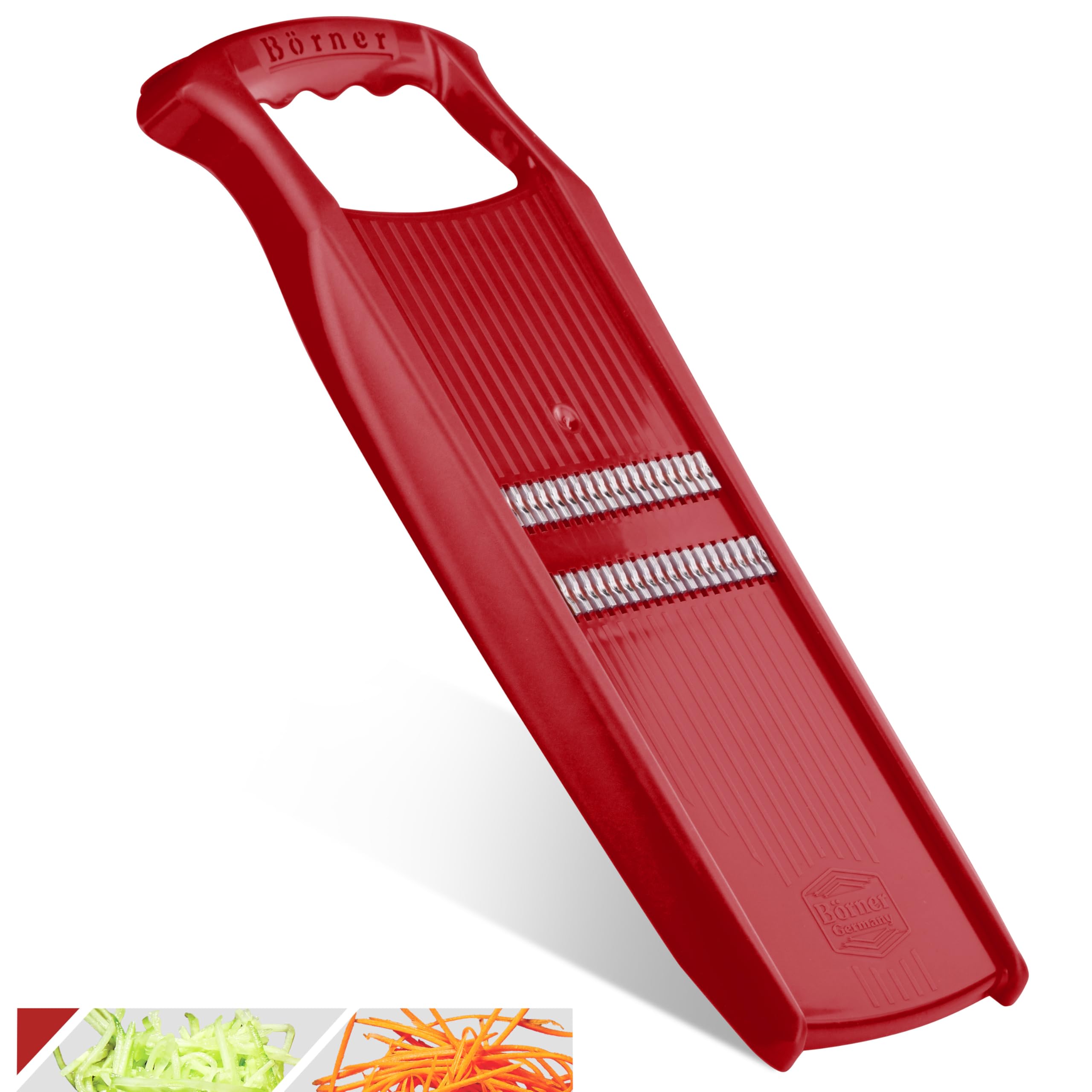 

Berner Power Julienne Slicer Set Roko Sold directly from the official German (Red) - manufacturer!