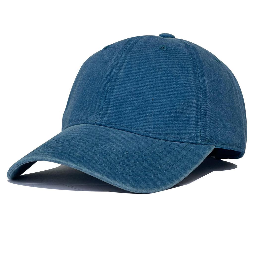 Vintage Distressed Washed Cotton Baseball Cap - High-End Sun Hat