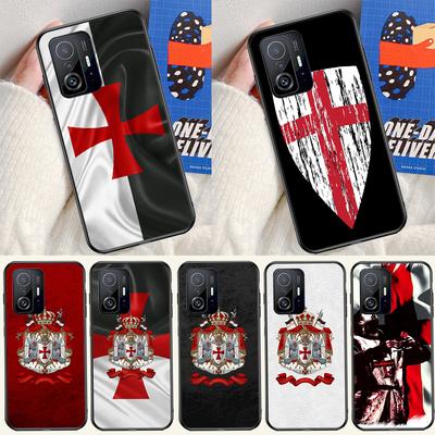 Knights Templar Coat of Arms Case For Xiaomi 11T 12T 13T 14T Pro 13 14 15 Ultra POCO X7 Pro X3 X5 X6 M6 F5 F6 Pro Cover